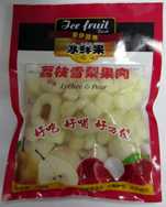 荔枝+雪梨果肉